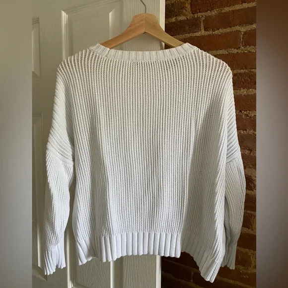 Loft Texture Cotton Sweater - Picture 5 of 6